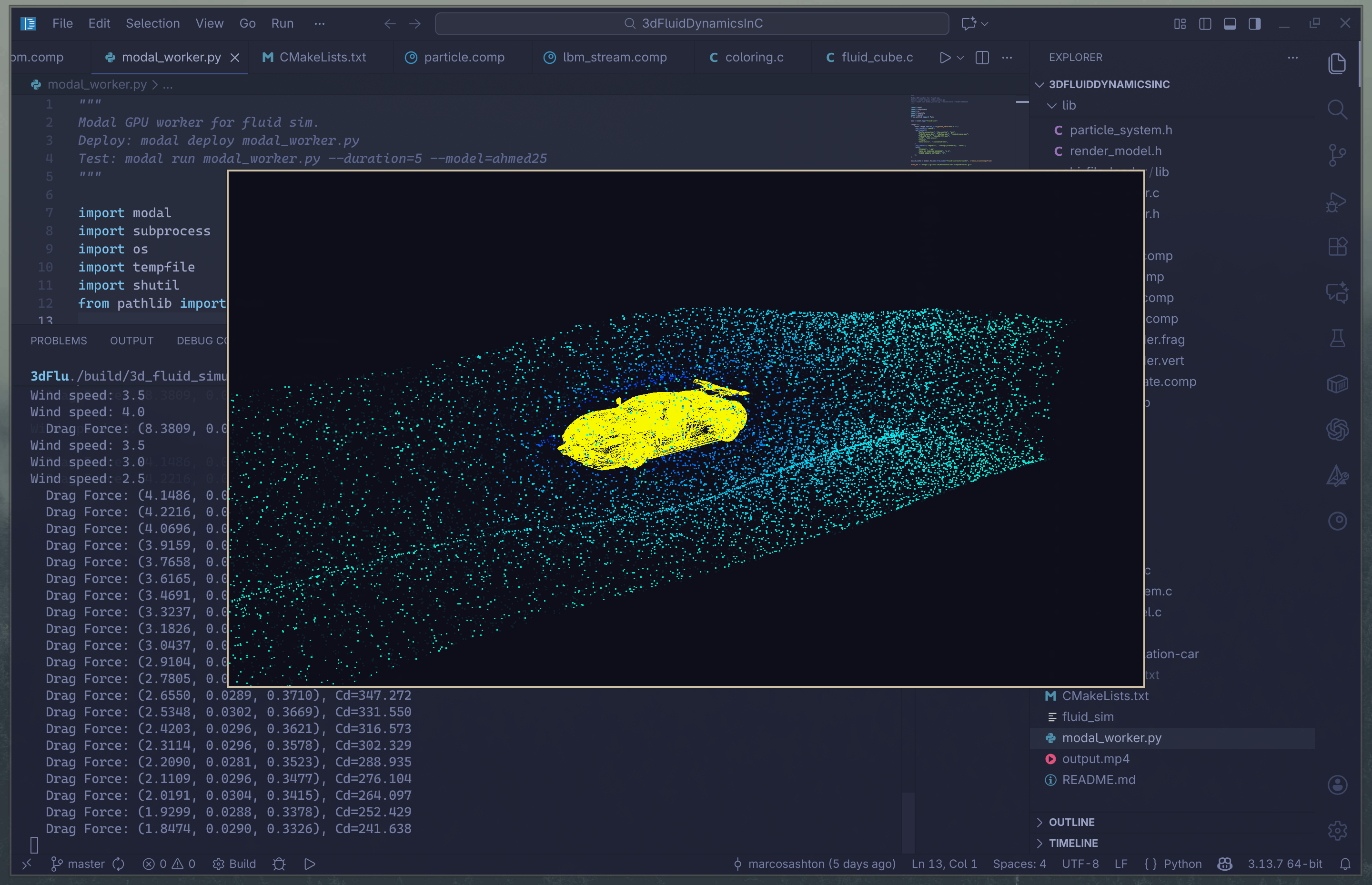 Fluid Dynamics Simulation