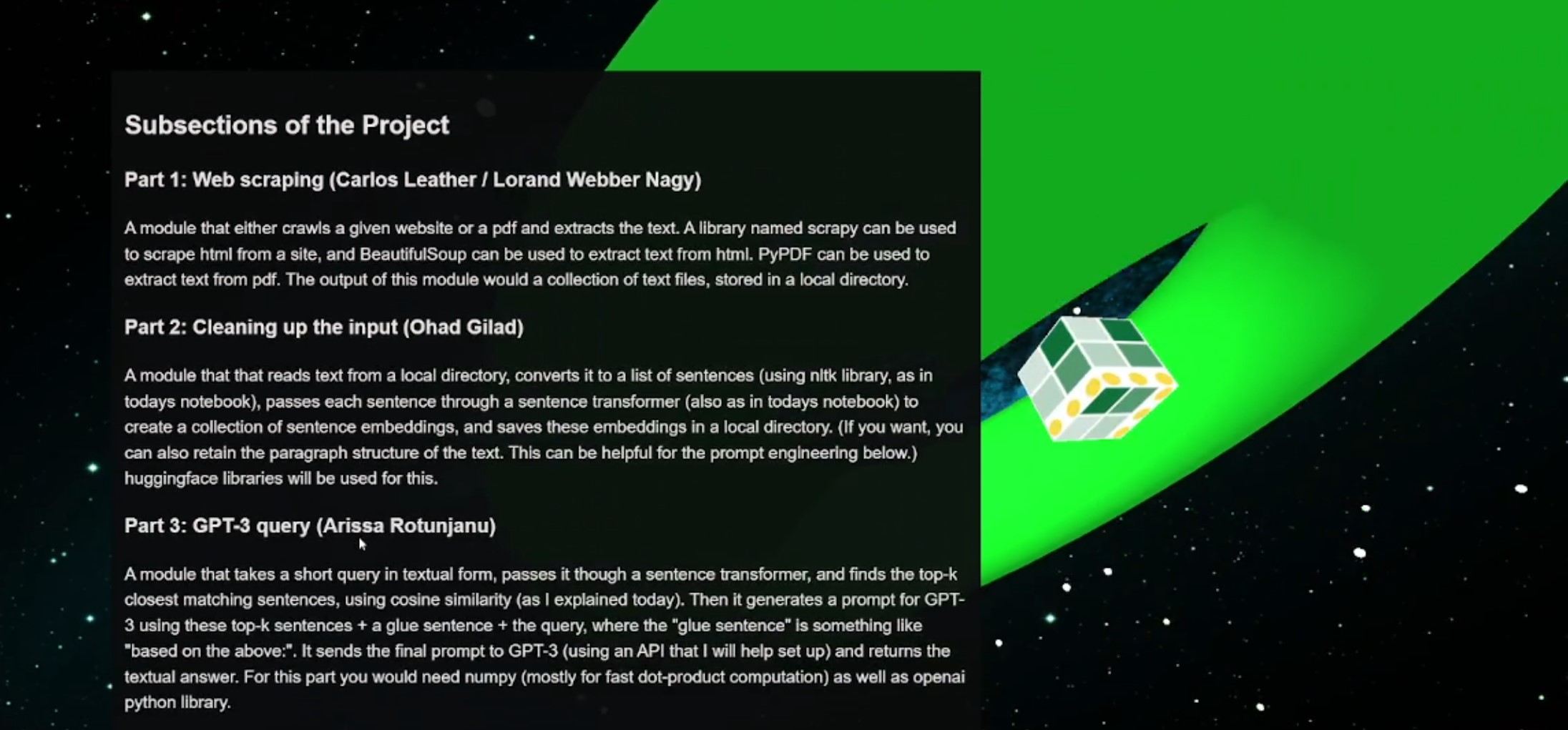 AI Club Chatbot Interface